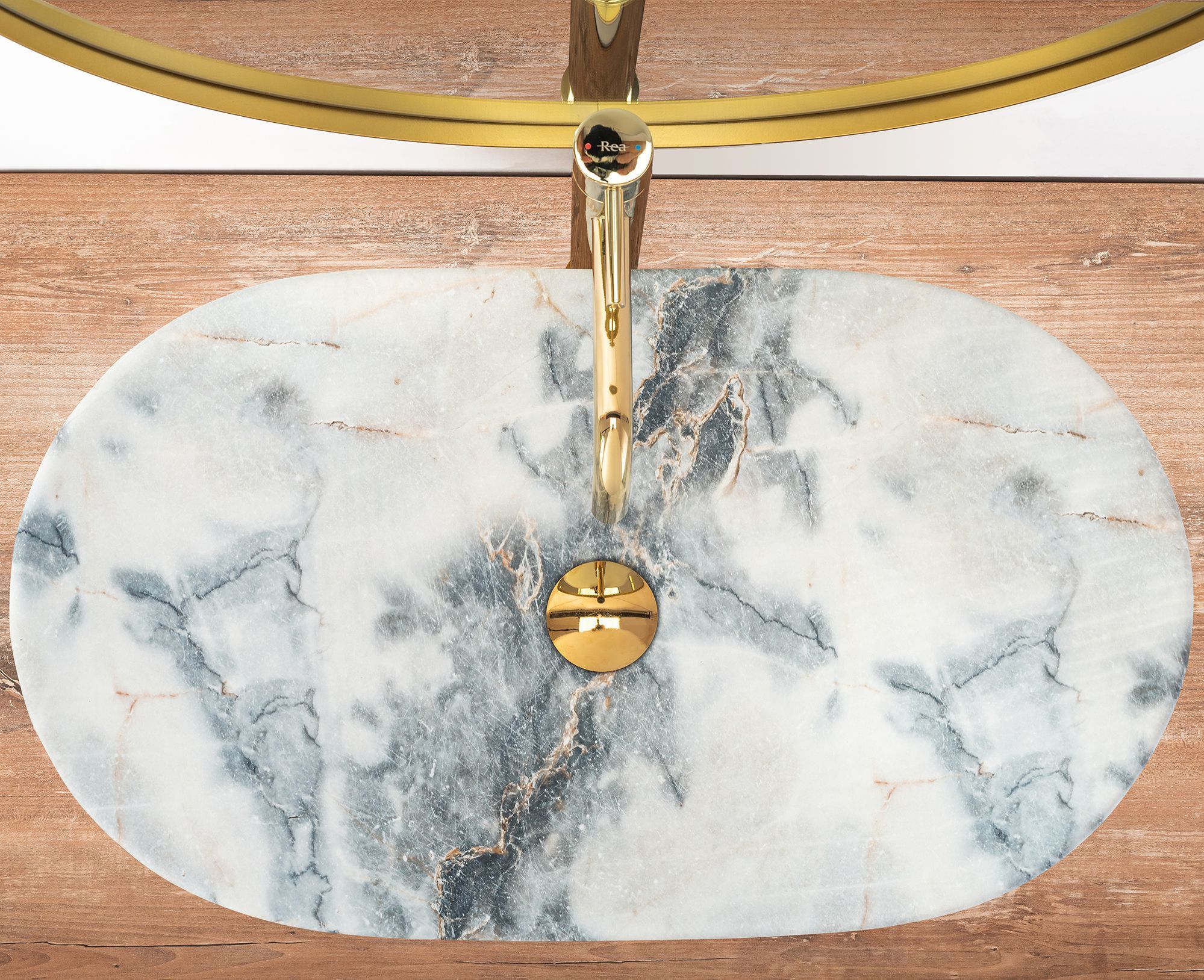 Умывальник Rea Royal Granit Matt 61.5x35.5, REA-U8742