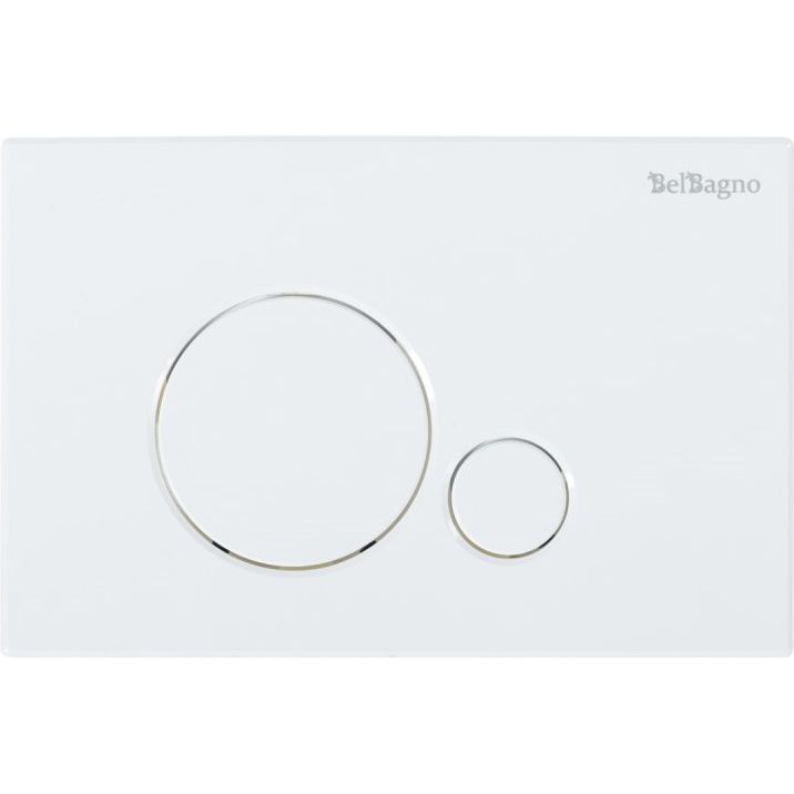 Кнопка смыва BelBagno Sfera, цвет белый, BB014-SR-BIANCO