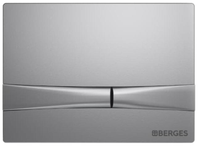 Инсталляция для скрытого монтажа унитаза Berges Novum кнопка F2 матовый хром, 040252