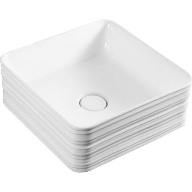 Раковина керамическая накладная Belbagno 38x38, BB1407