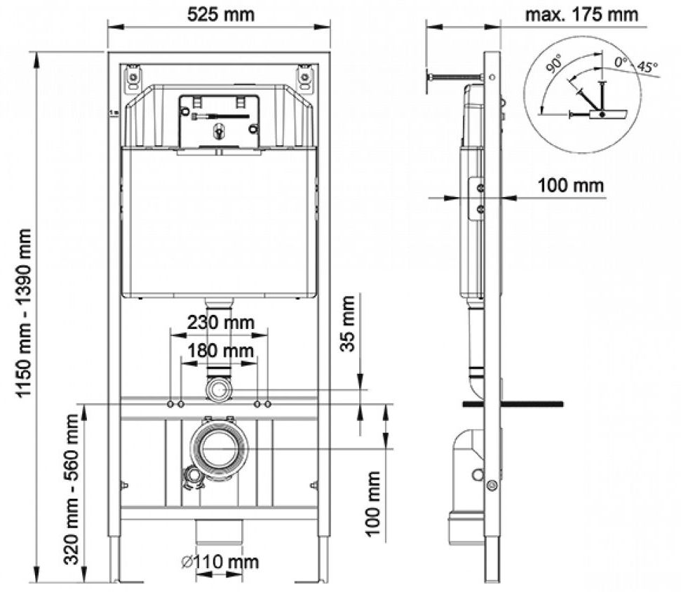 Комплект Berges Novum, кнопка D3 хром глянец, унитаз Ego XL Rimless, сиденье Toma Slim, 043201
