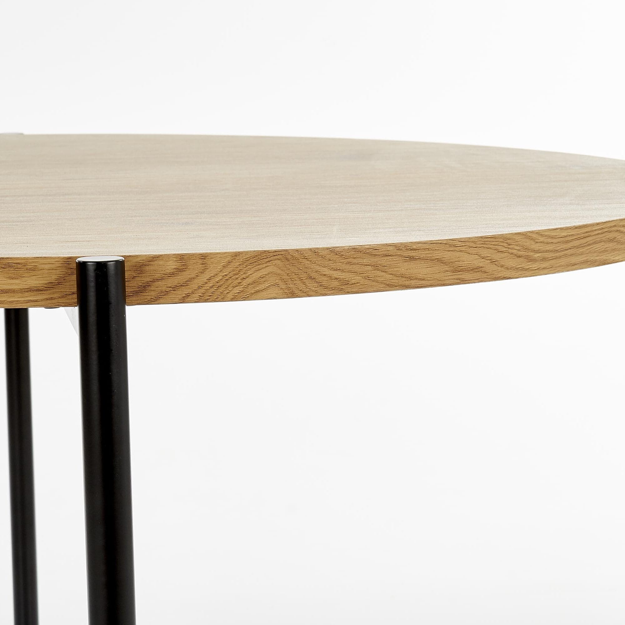 Стол обеденный Halmar Morgan дуб золотой, черный, V-CH-MORGAN-ST