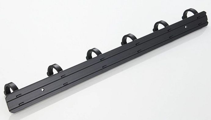 Планка с 6 неподвижными крючками (черный) Ledeme L5516-6
