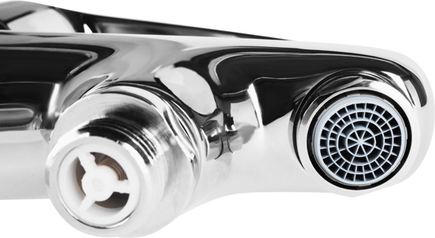 Смеситель на борт ванны на 1 отверстие с керамическим дивертором, Iddis Torr, TORSB10i07