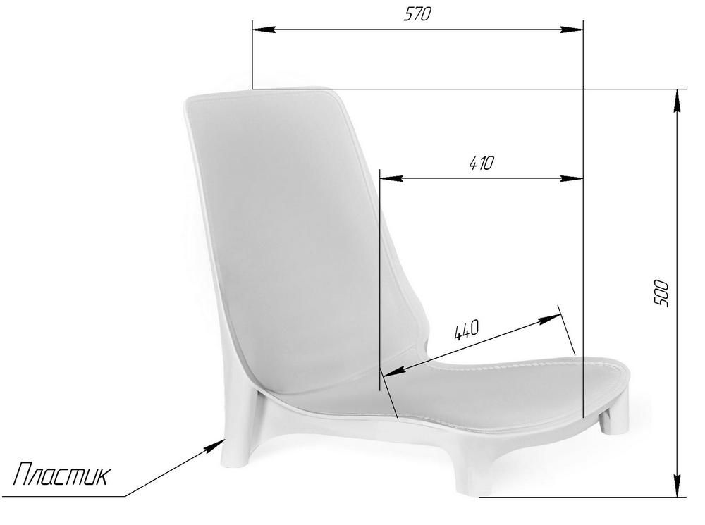 Сидение Sheffilton SHT-ST75 черный, 975064