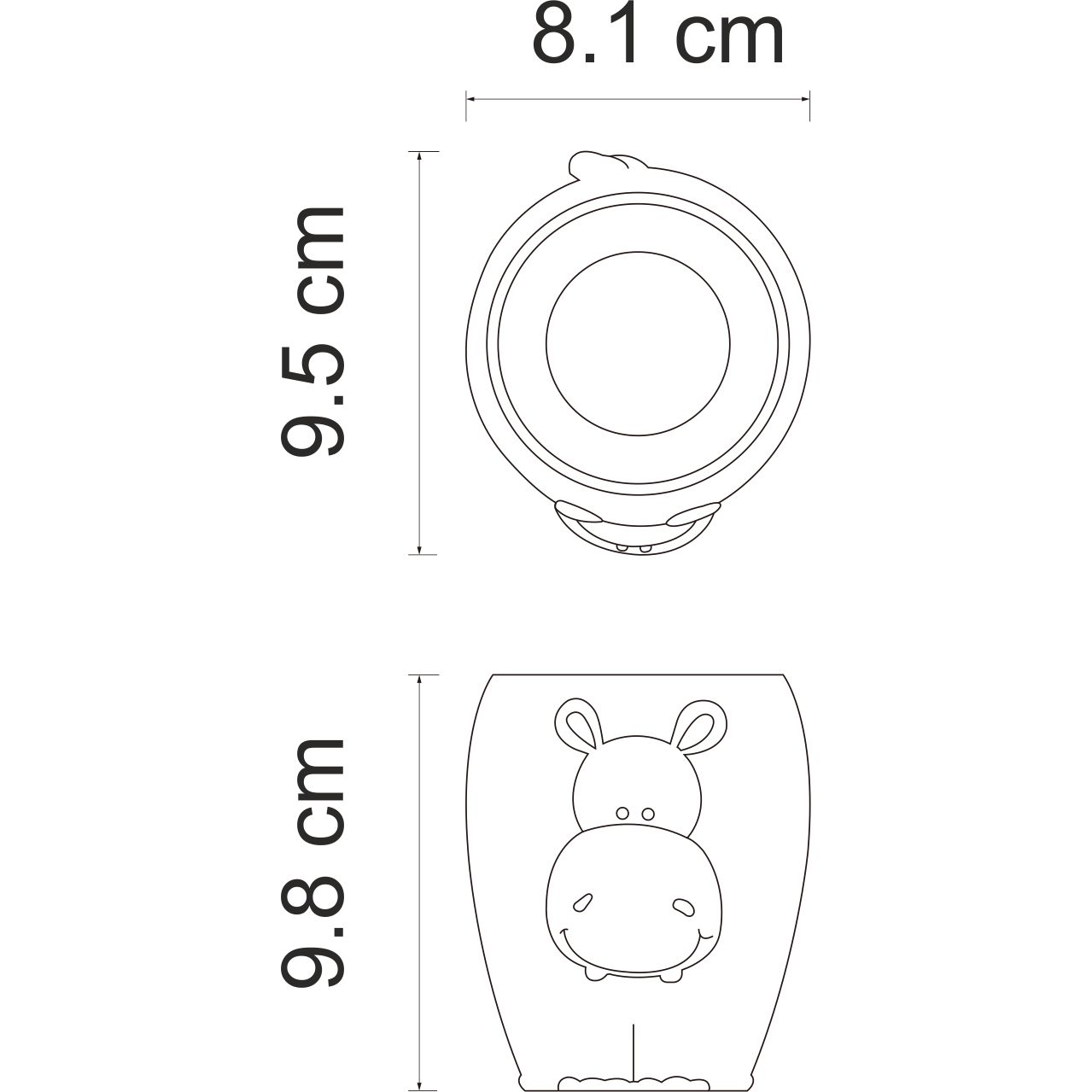 Стакан для зубных щеток WasserKRAFT Lippe, K-8128