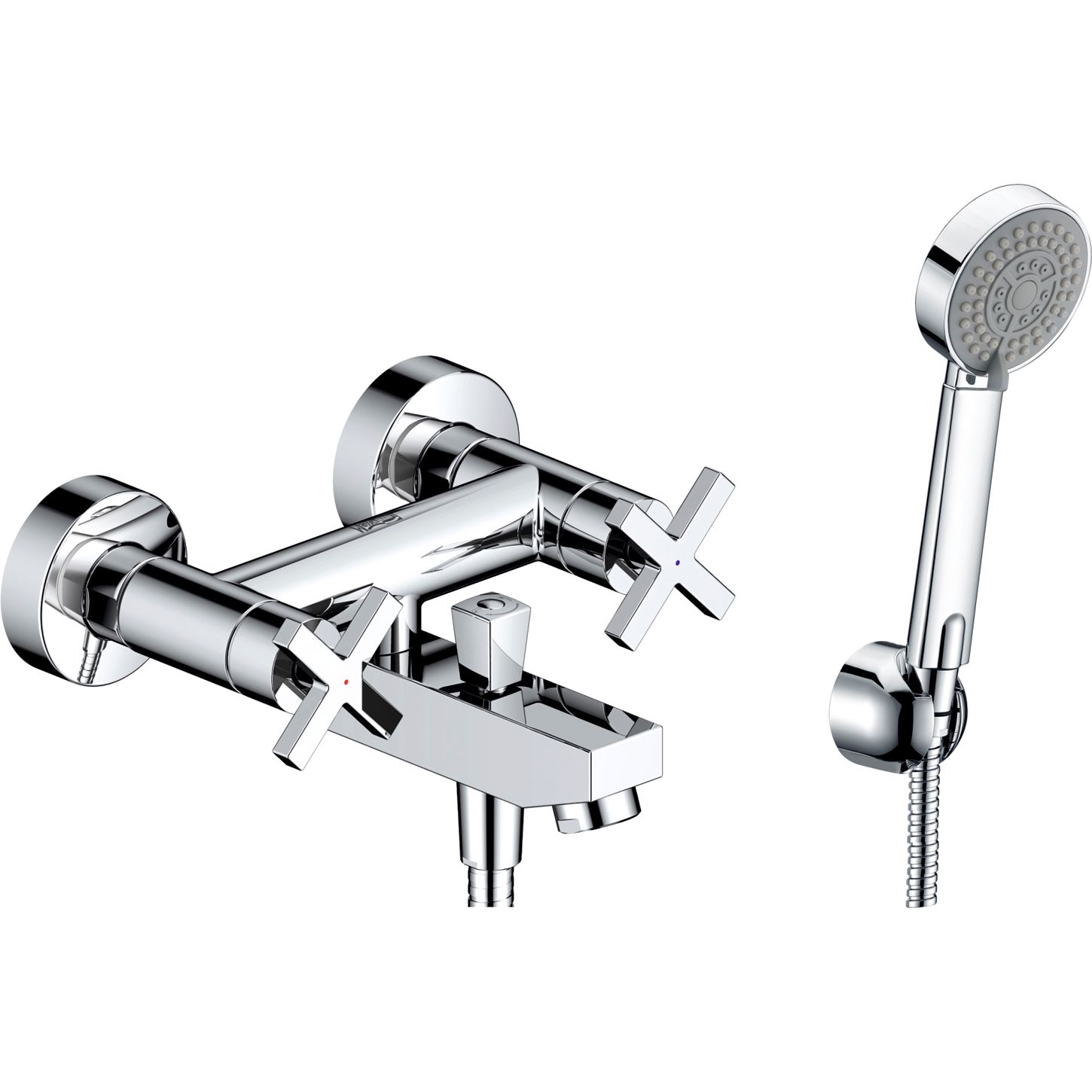 Смеситель для ванны с коротким изливом WasserKRAFT Weser, 7801