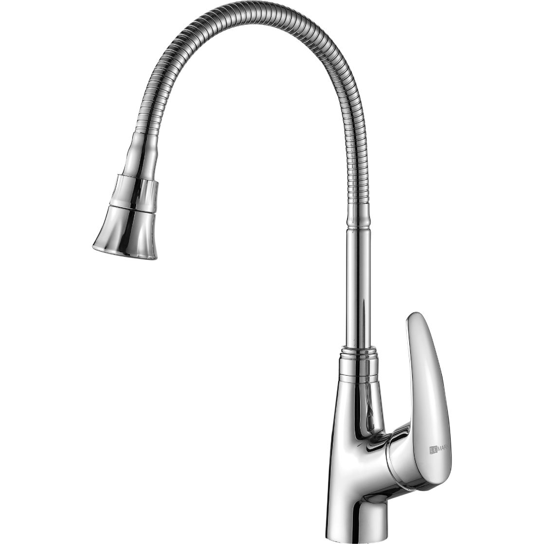 Смеситель для кухни с гибким изливом и 2-функциональным аэратором Lemark Linara, LM0413C