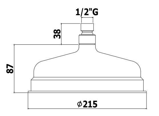 Душ верхний Paffoni Soffioni, ZSOF046CR