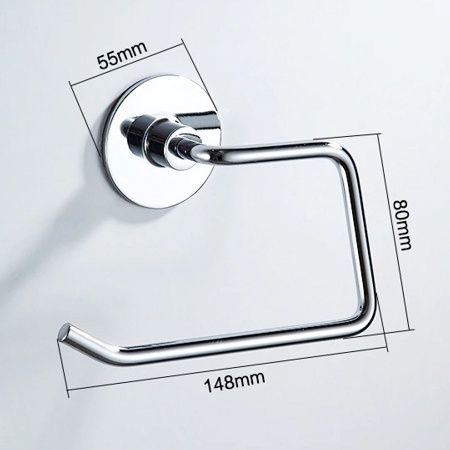 Держатель туалетной бумаги без крышки самоклеящийся Ledeme L5703-3