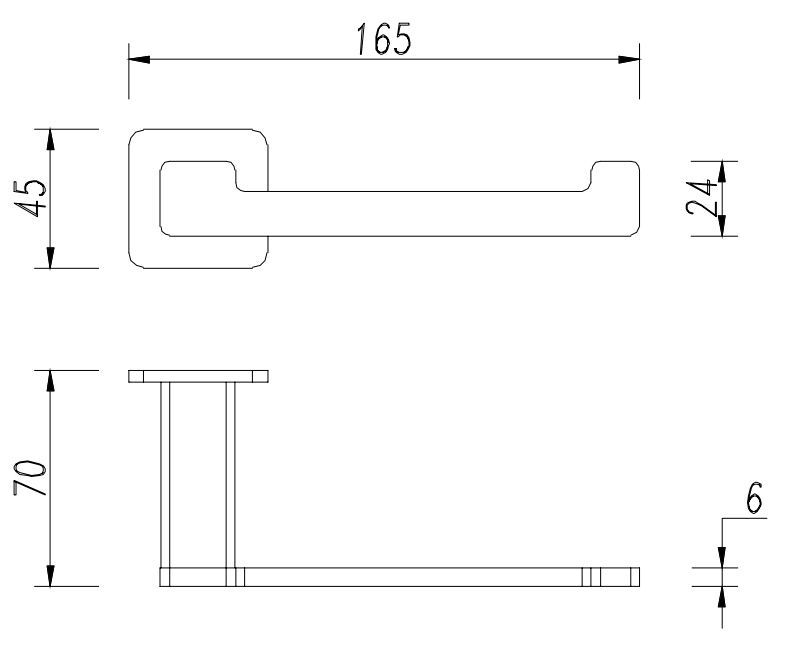 Держатель для туалетной бумаги Omnires Nelson, NL80510GR