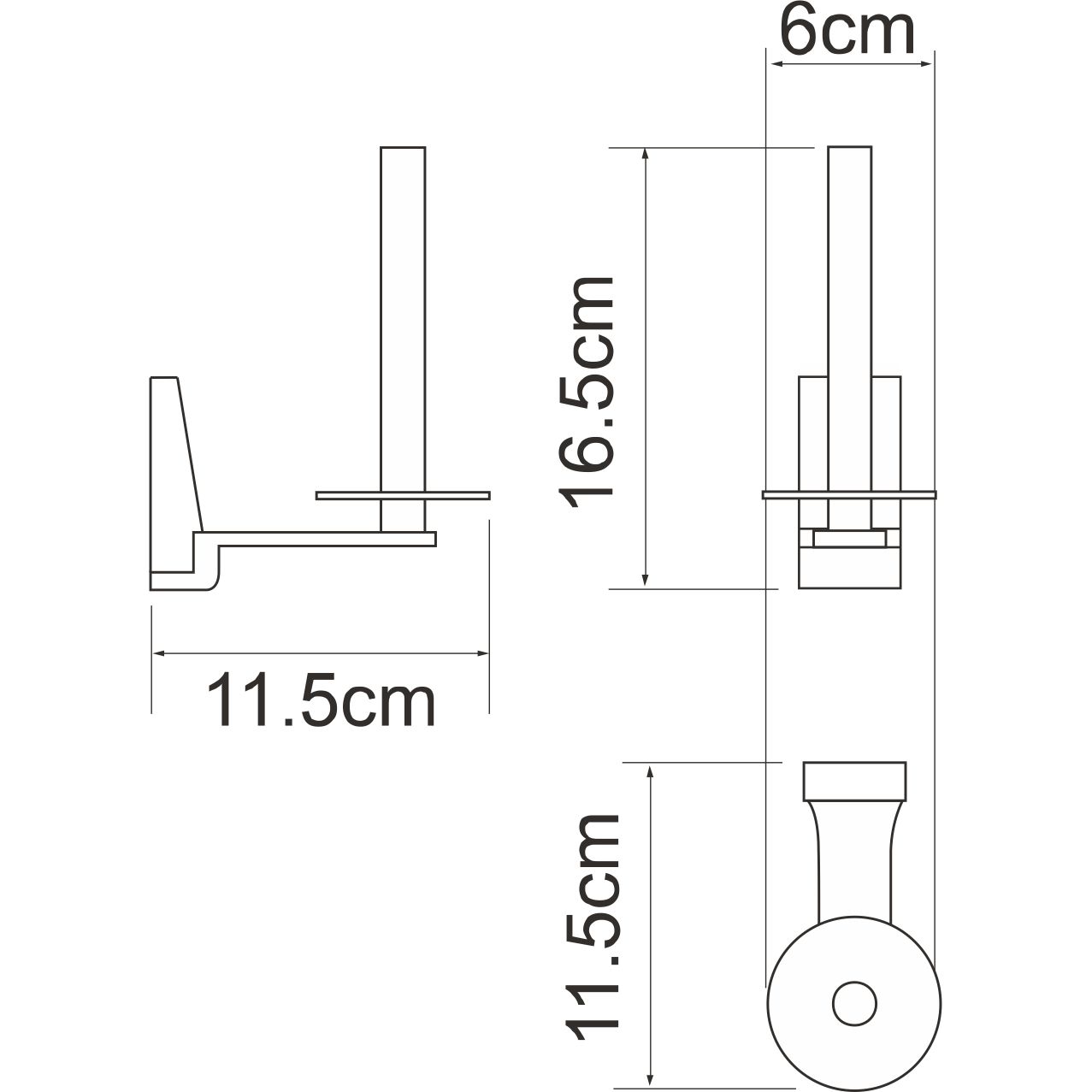 Держатель туалетной бумаги WasserKRAFT Lopau, K-6097