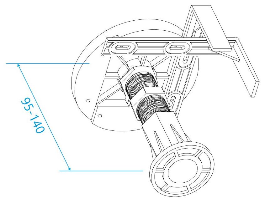 Ножки для поддона RGW N-01 (10), 03230111-31