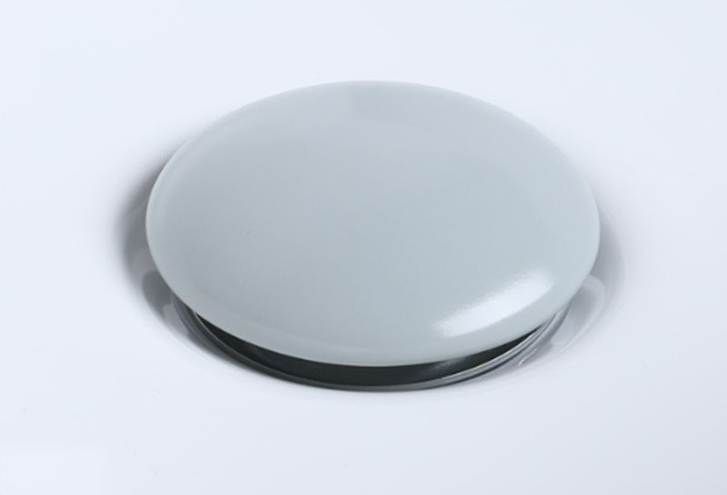 Донный клапан для раковины WeltWasser WW PP MT-GR серый матовый