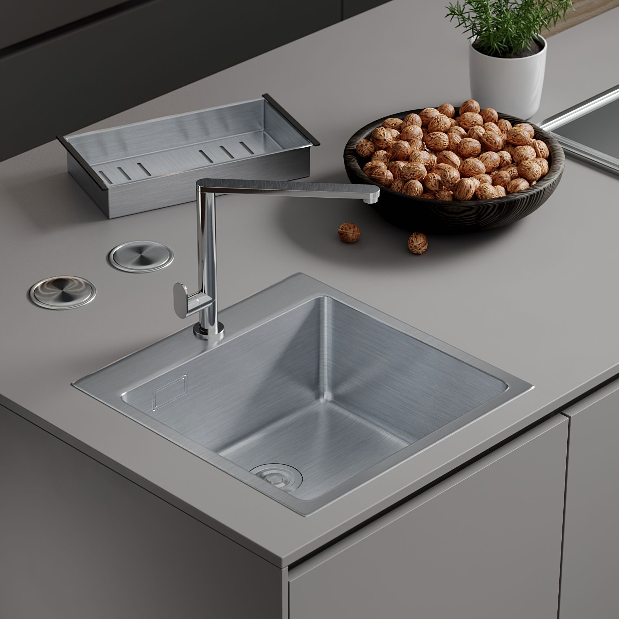 Мойка Roxen Simple 50x50, 560220-50