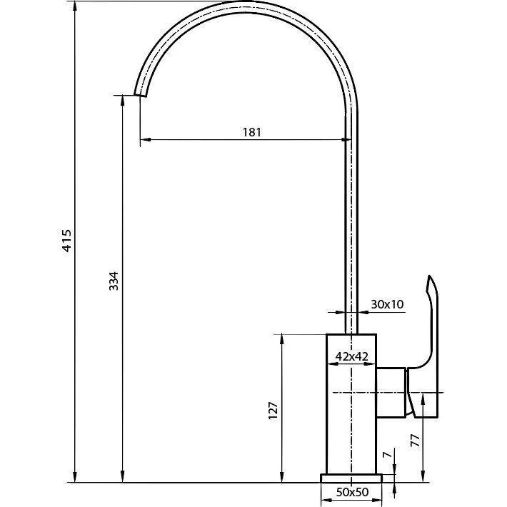 Смеситель для кухни Ahti Kerava Gold, KA101011