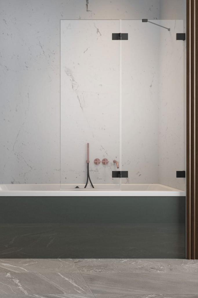 Шторка на ванну Radaway Essenza Pro Black PND II 140 R