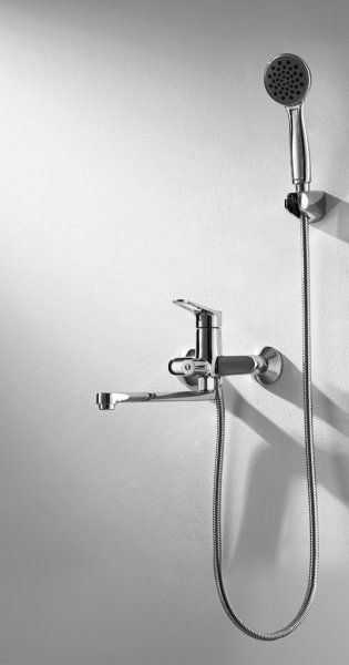 Смеситель для ванны и раковины Bravat Eco-D F693158C-LB