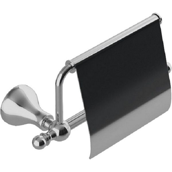 Держатель для туалетной бумаги с крышкой, сплав металлов, Iddis Retro, RETSSC0i43