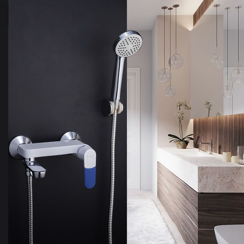 Смеситель для ванны 6 накладок Frap F3234