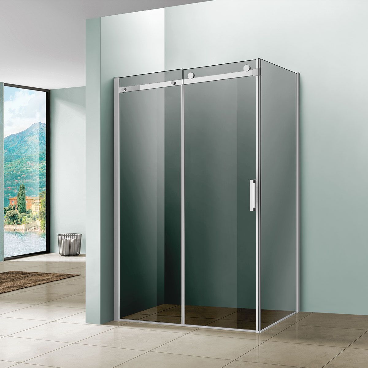 Душевой уголок Vincea Como 120x90, VSR-1C9012CG