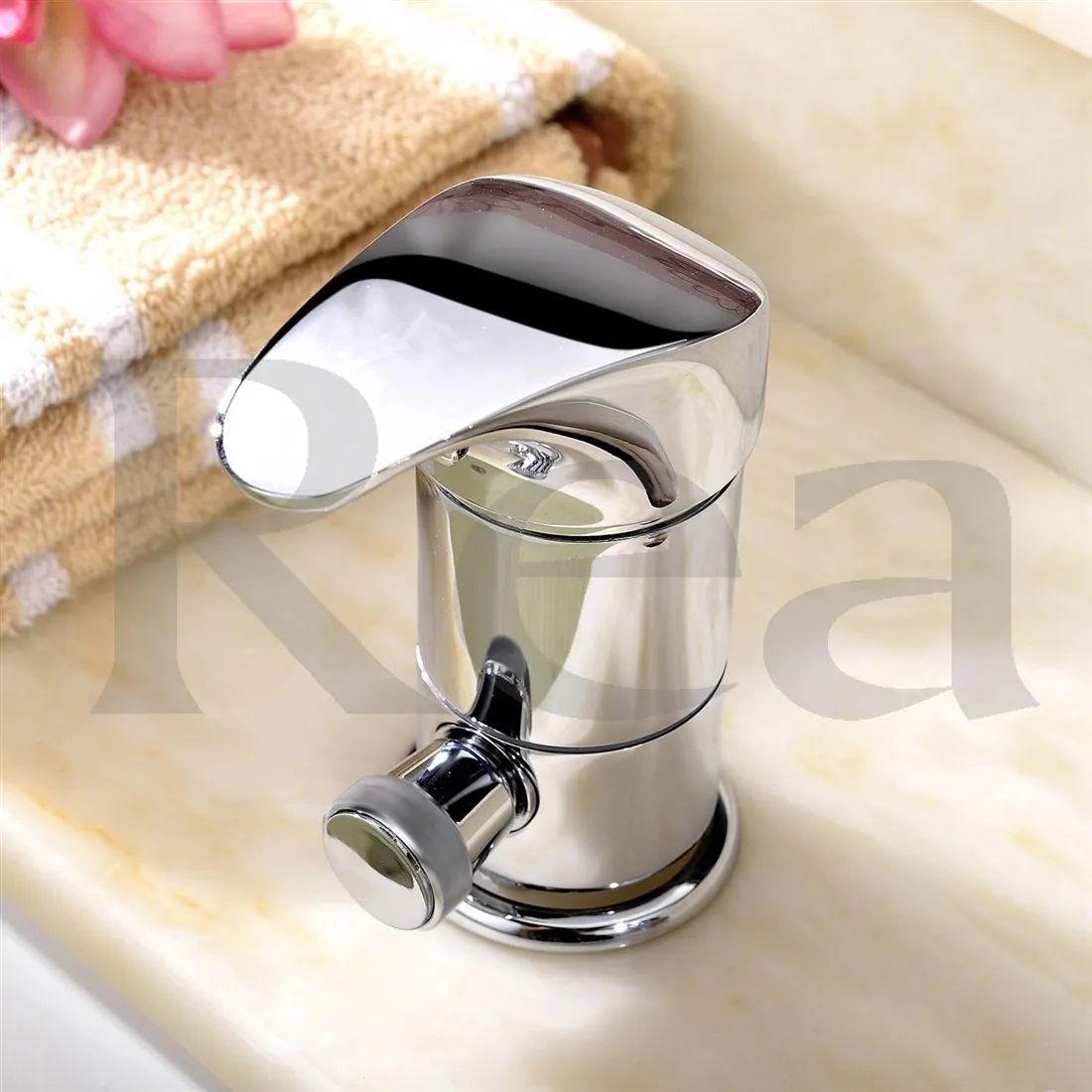 Смеситель для ванны Rea Riven Chrome, REA-B0457