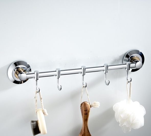Планка с 5 крючками хром/золото Ledeme L204-5
