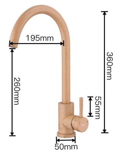 Смеситель для кухни Frap F40899-3