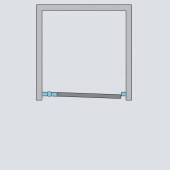 Двери в нишу Radaway Nes Black DWJ I