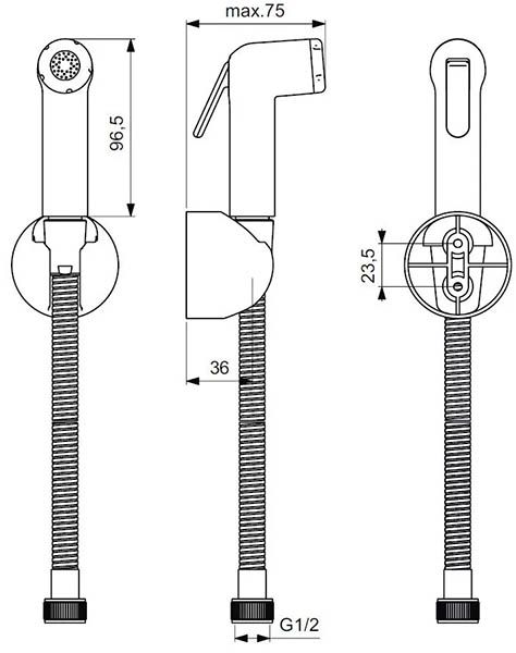 Гигиенический душ Ideal Standard Idealspray Eco, B0595AA