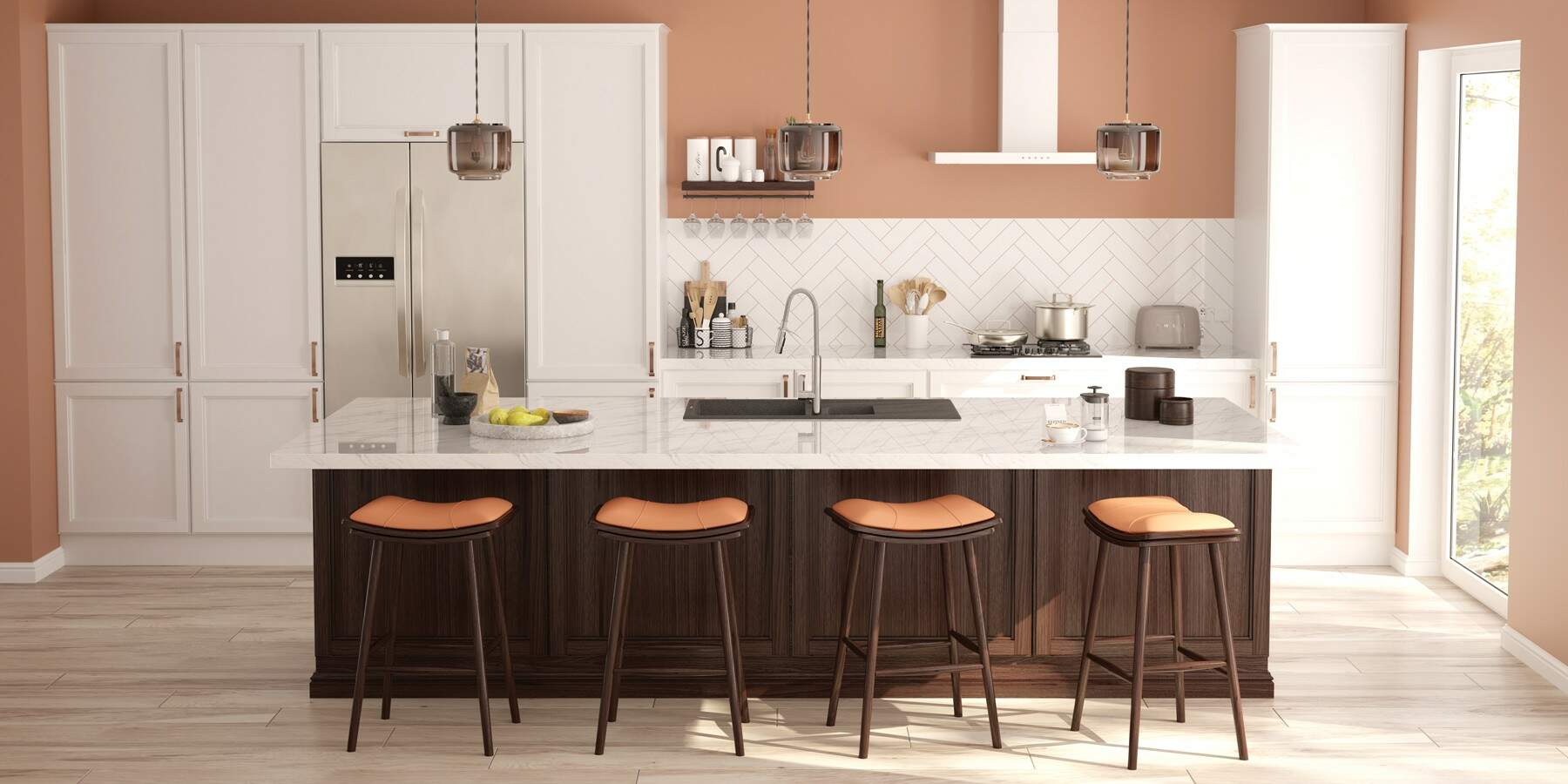 Смеситель для мойки с выдвижным изливом Deante Gerbera, BGB_072M