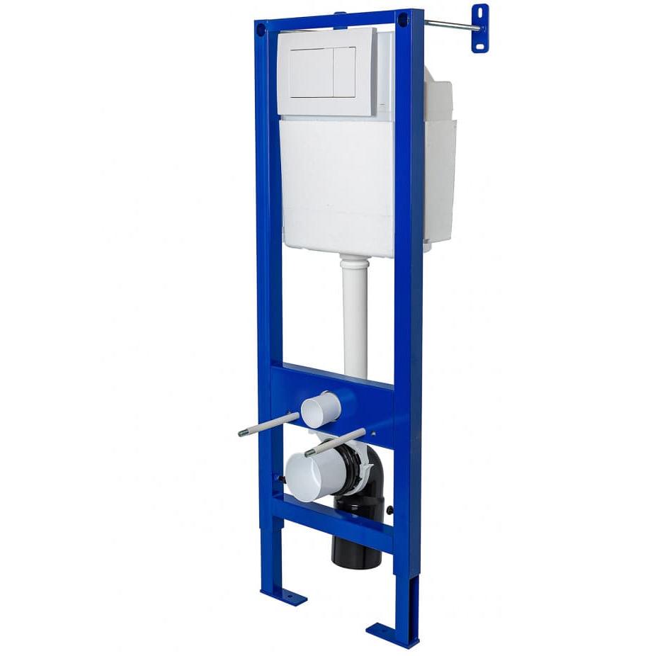 Инсталляция Berges Atom 410 кнопка белая, 040333