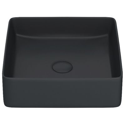 Умывальник накладной, черный матовый, Iddis Slide 36x36, SLIBM01i27