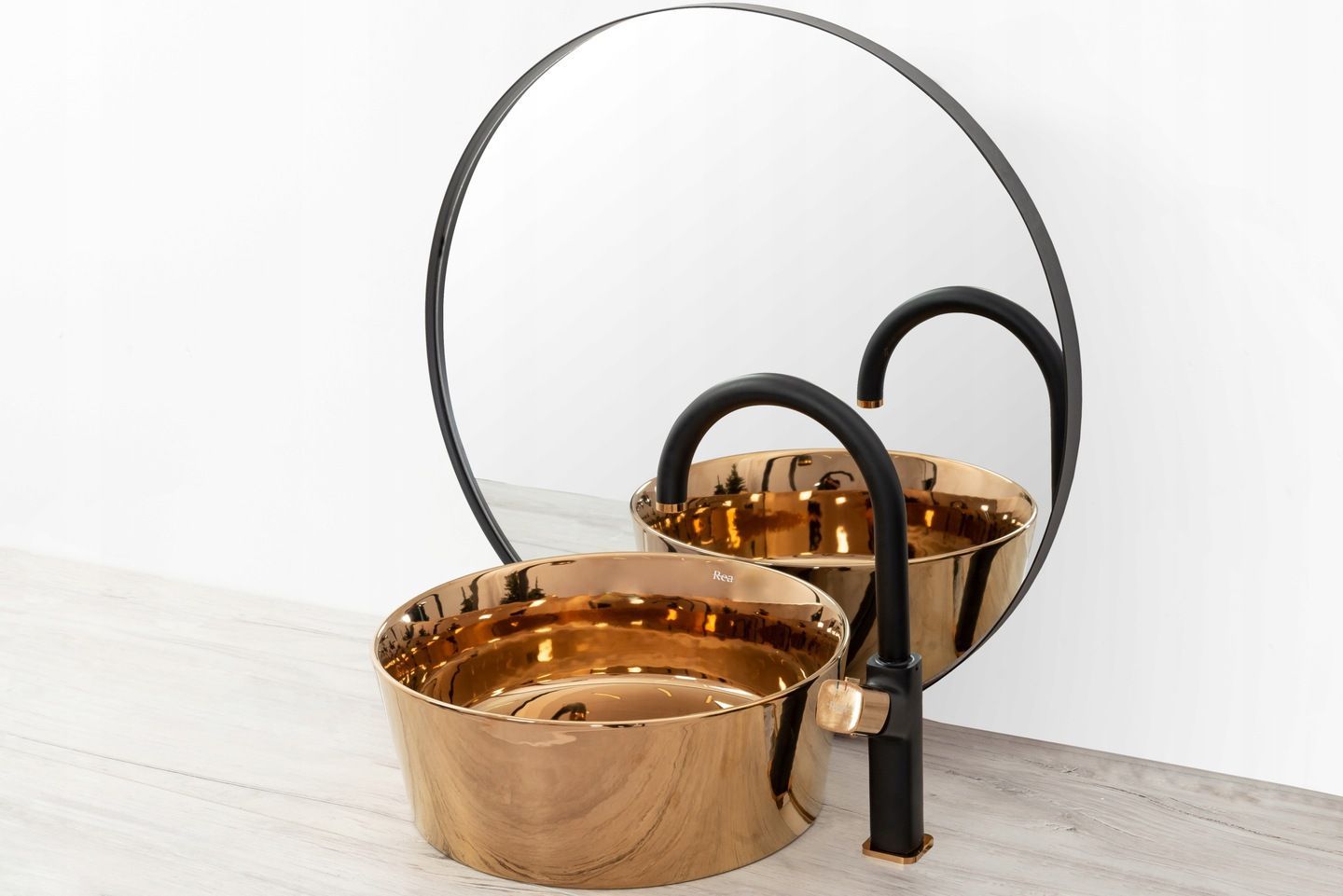 Смеситель для умывальника Rea Salto Black, REA-B6351