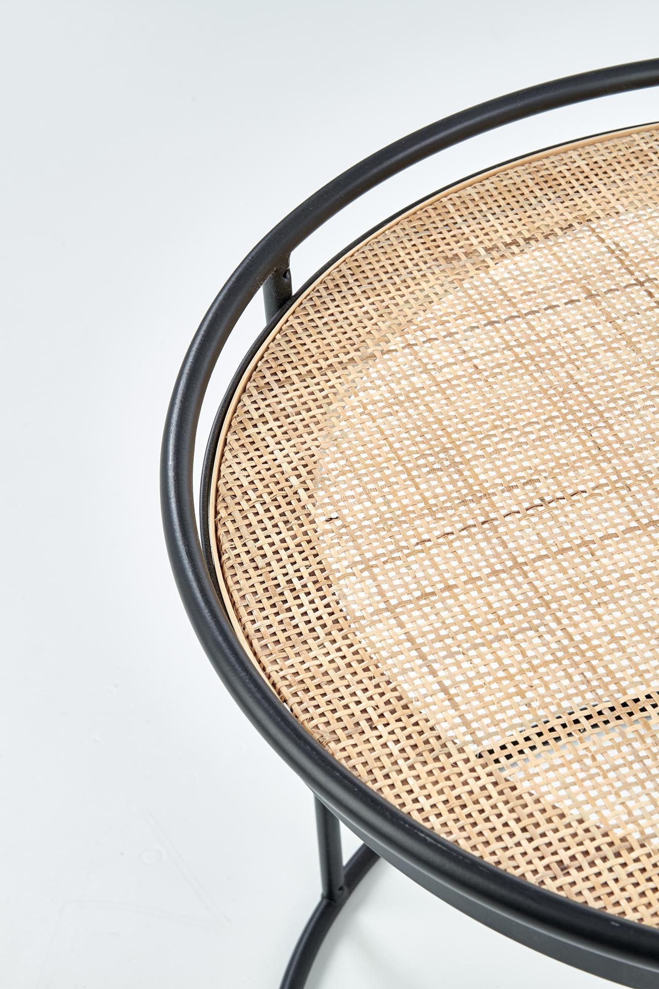 Комплект Halmar Manado (2 стола журнальных) натуральный/черный, V-CH-MANADO-LAW