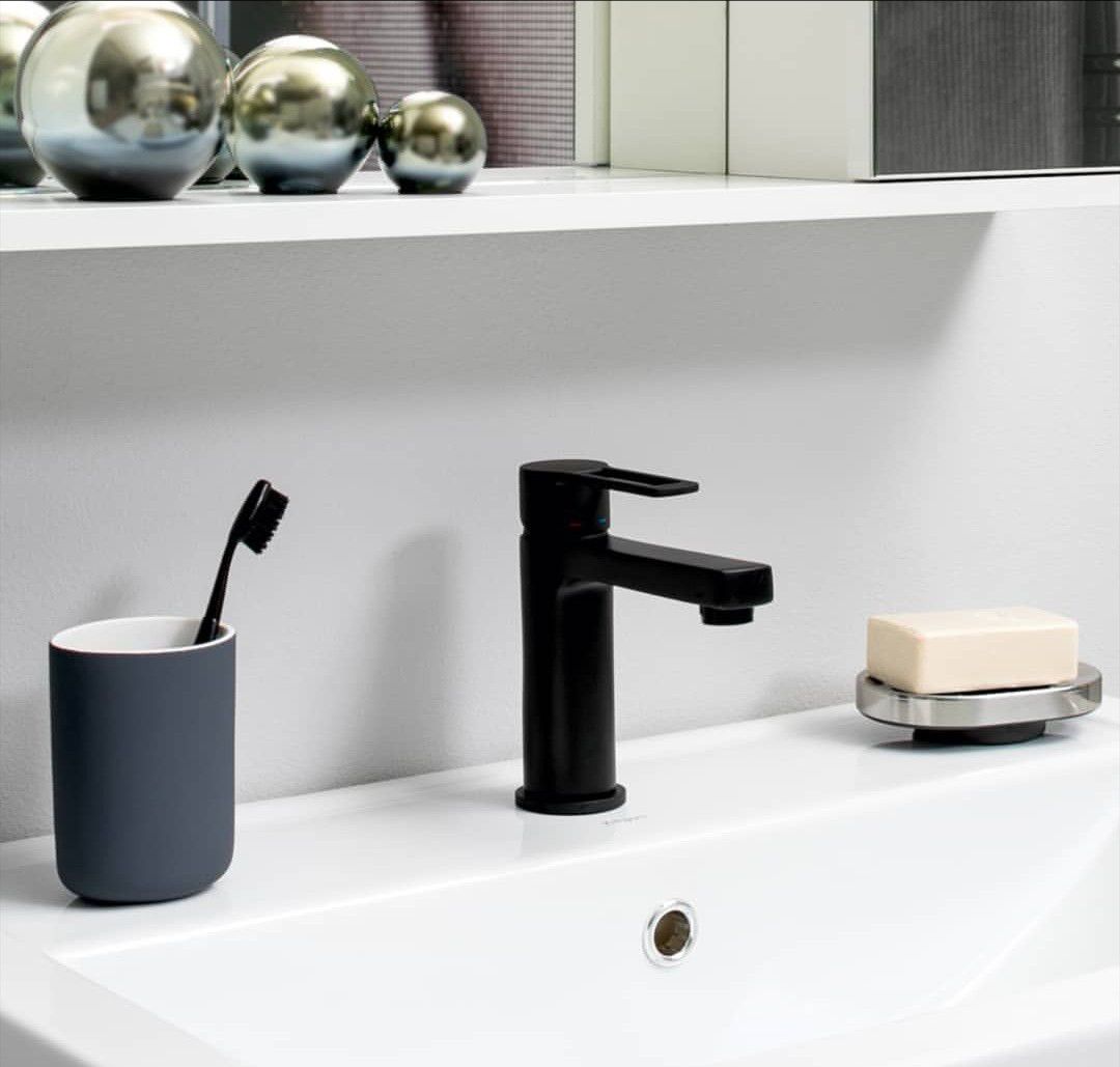 Смеситель для умывальника Paffoni Ringo черный матовый, RIN071NO