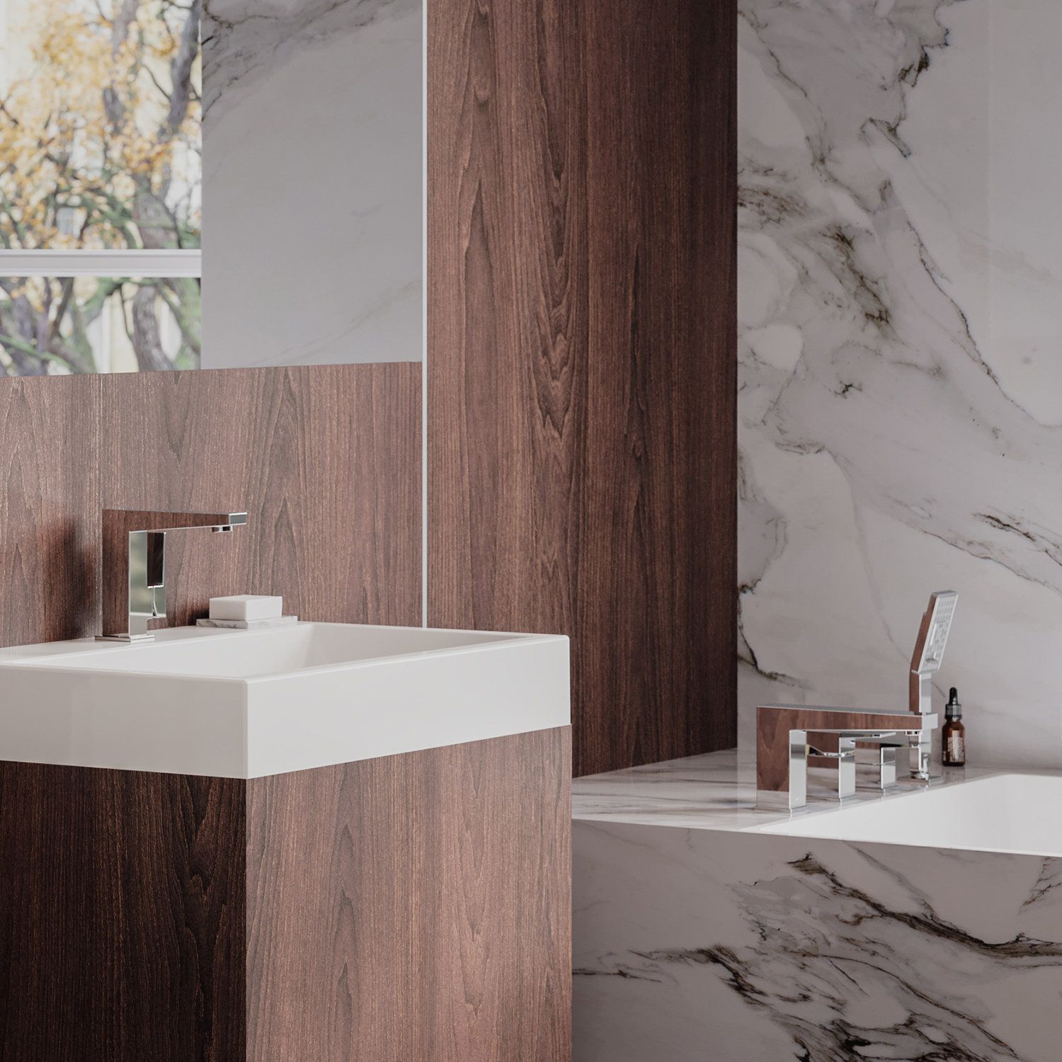 Смеситель для ванны Omnires Fresh, FR7132CR