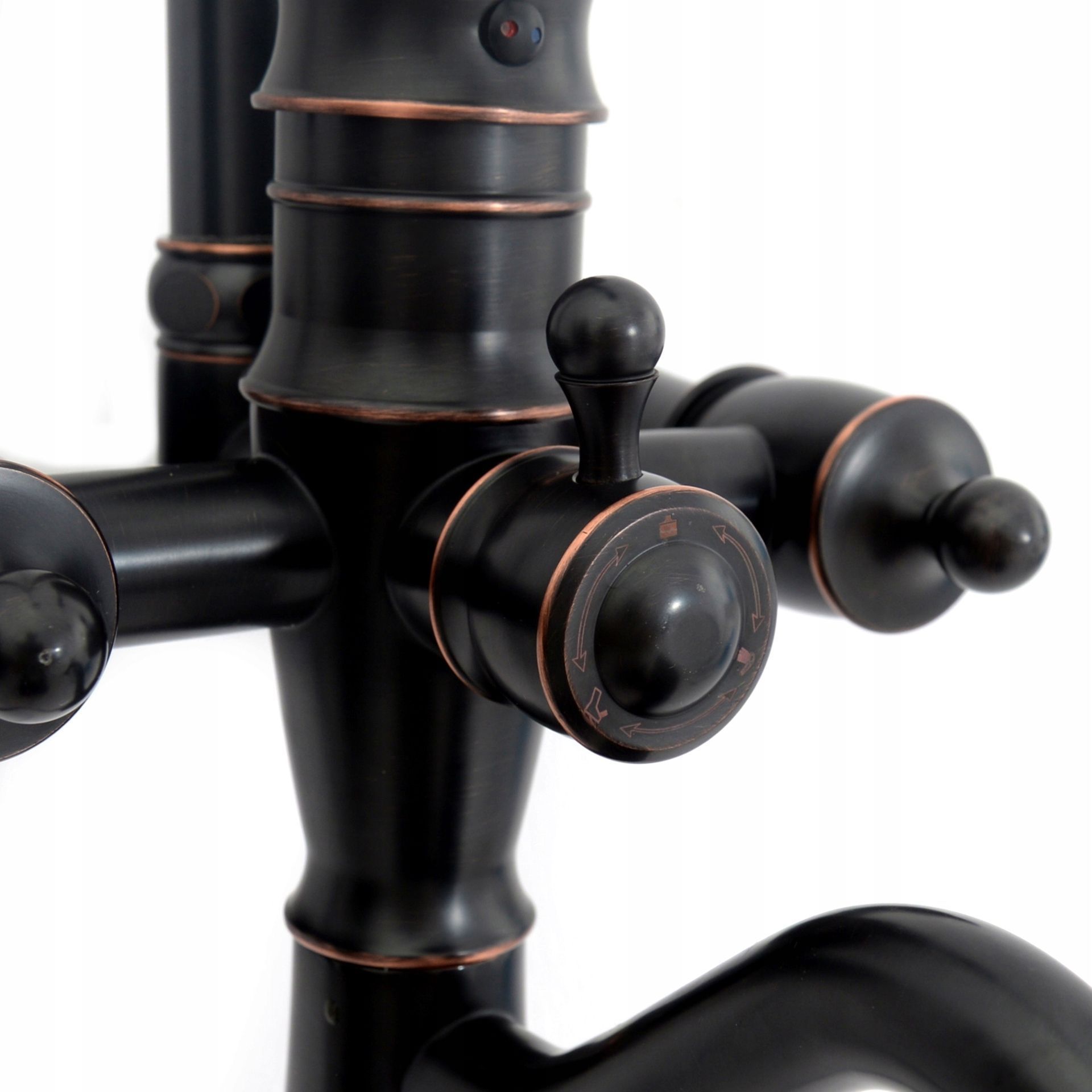 Душевая система Rea Vintage Old Black, REA-P2367