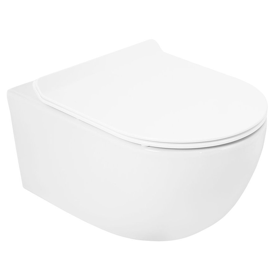 Унитаз подвесной безободковый Cezares Molveno, CZR-2468-TH-R