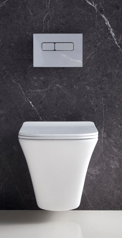 Чаша унитаза безободкового Belbagno Marmi, BB052CHR