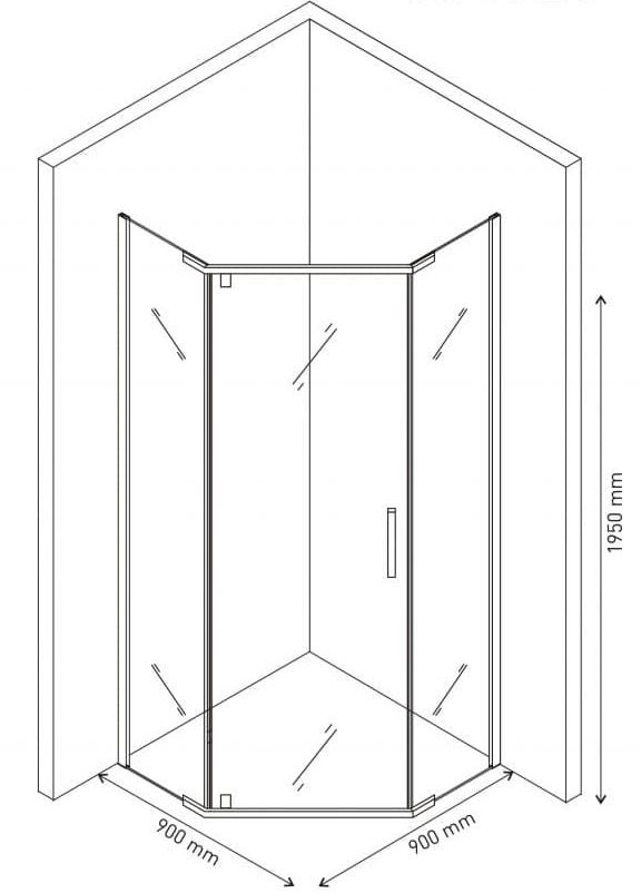 Душевой уголок Berges Oxygen 90x90, 061021