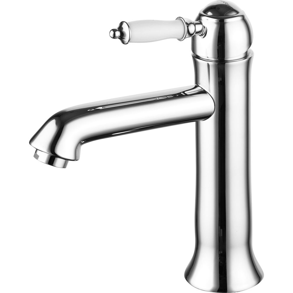 Смеситель для умывальника средний монолитный с донным клапаном клик-клак Lemark Villa, LM4837C