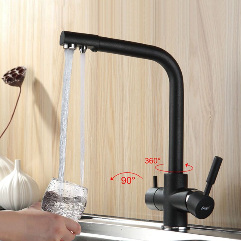 Смеситель для кухни на две воды Frap F4352-7
