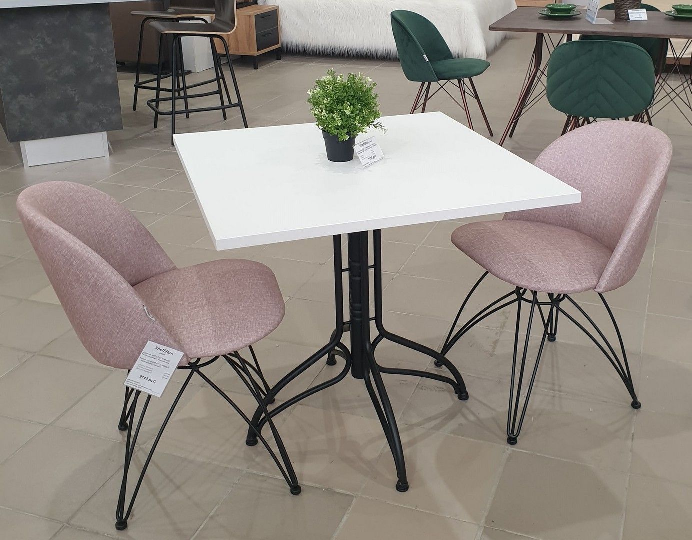 Столешница Sheffilton SHT-TT 80/80 белый снег, 191240