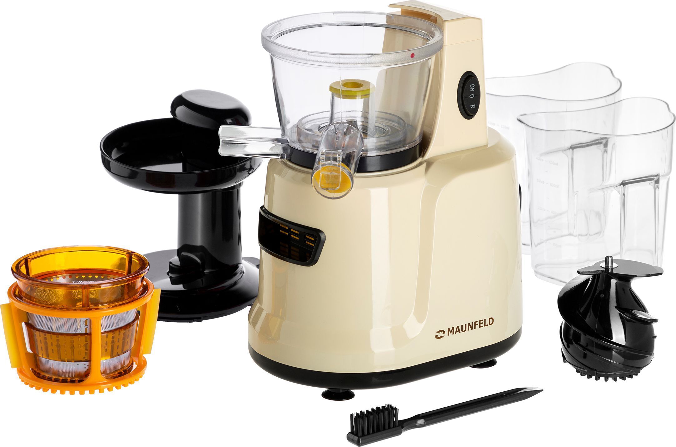 Соковыжималка шнековая Maunfeld бежевый MF-931BG