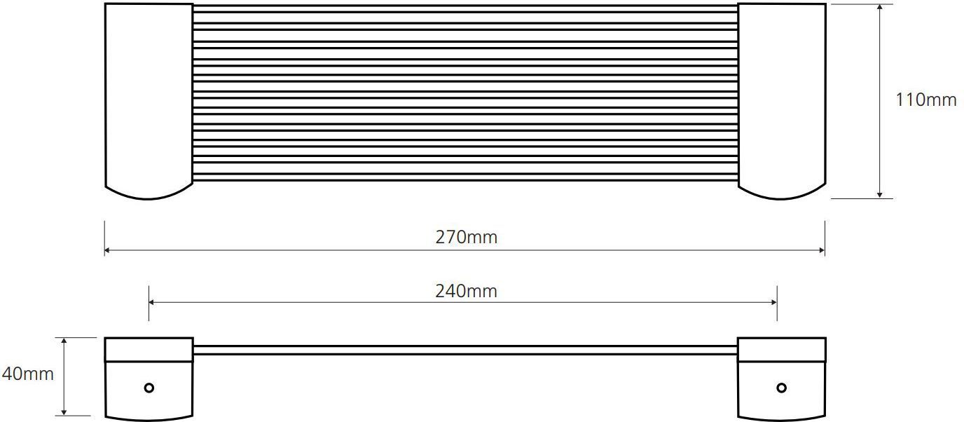 Полочка для полотенец Bemeta Cytro, 146102272