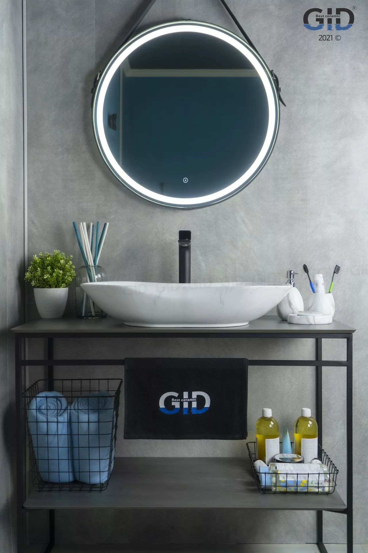 Умывальник Gid MNC503H012 66.5x41, 54464