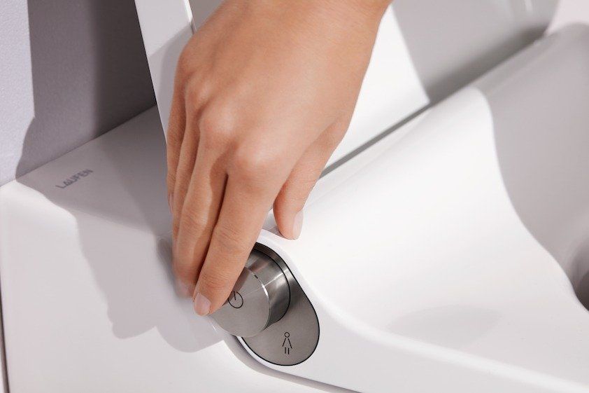 Подвесной унитаз-биде Laufen Cleanet Riva Rimless LCC, 8.2069.1.400.000.1