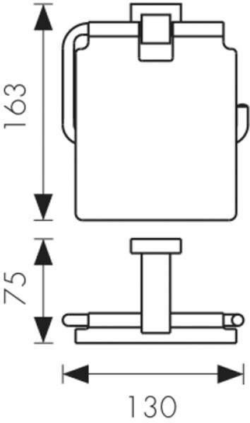 Держатель туалетной бумаги Kaiser, KH-2300
