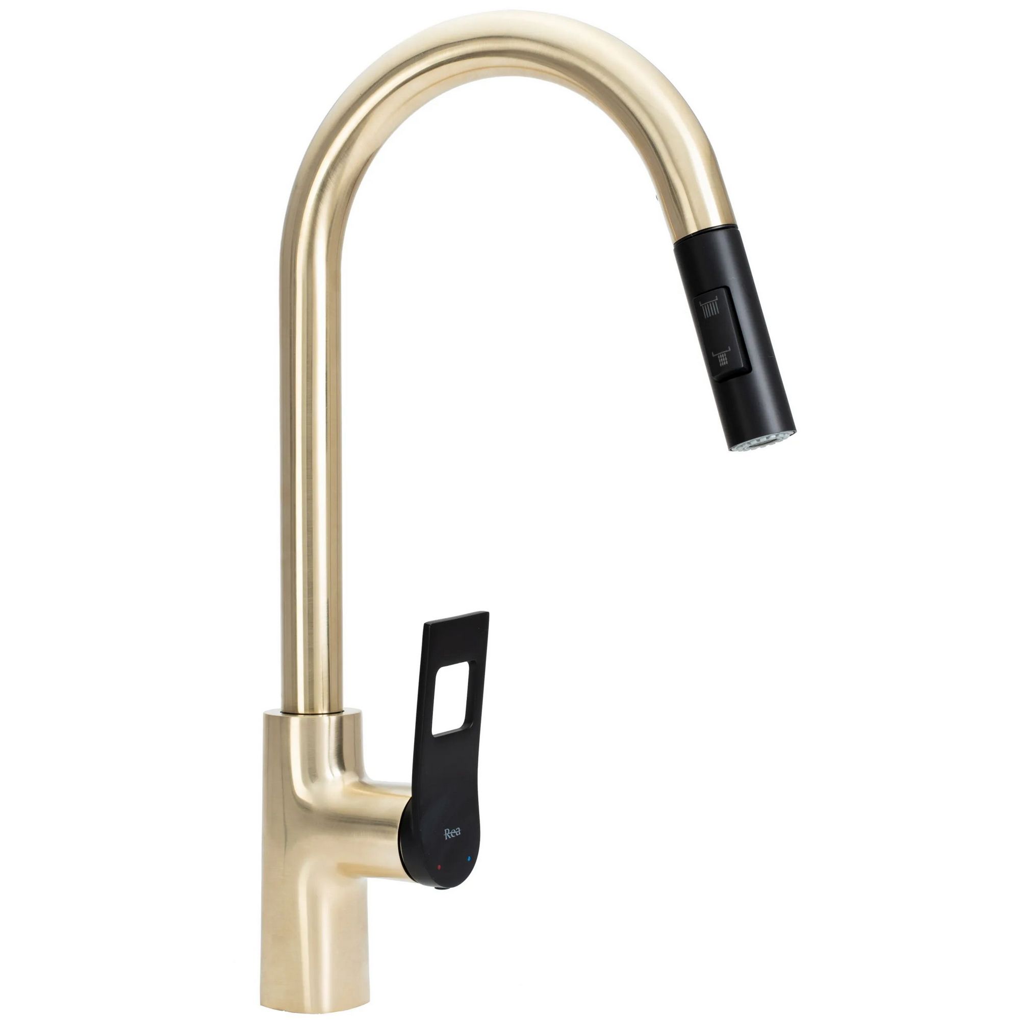 Смеситель для кухни Rea Soul Black/Gold Matt, REA-B6205